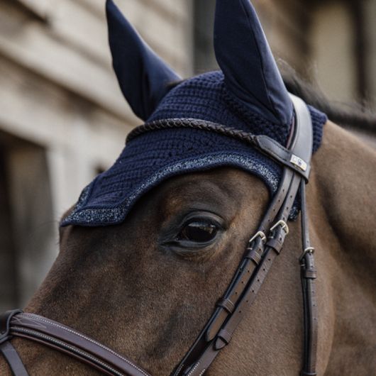 Bonnet anti-mouche cheval Glitter Stone Soundless - Kentucky 