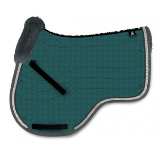 Tapis de selle cheval Eurofit amortisseur en mouton Mer-System personnalisable - Mattes