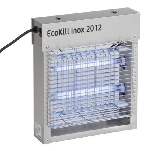 Tue-mouche électrique inox 2x6 W IPX4 EcoKill Stable Pro - EcoKill