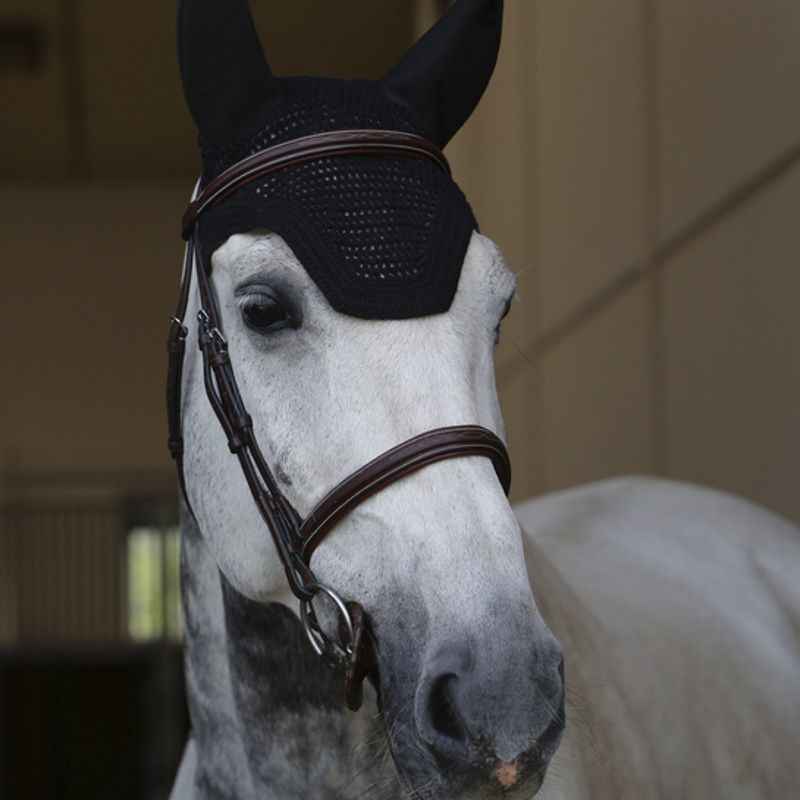 Bonnet anti-mouche anti-bruit cheval Wellington Soundless - Kentucky Horsewear