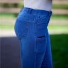 Pantalon équitation jeans femme Luna - Elt