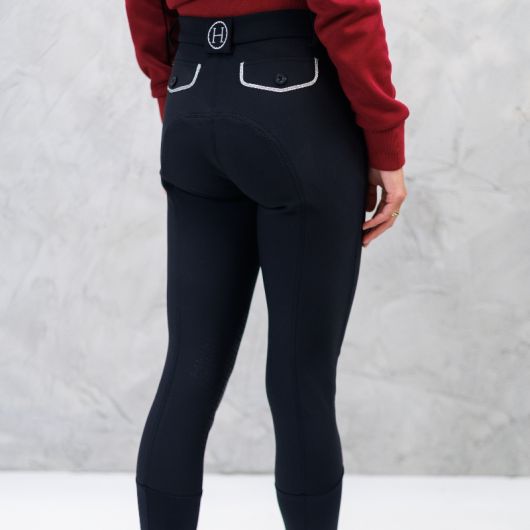 Pantalon équitation femme déperlant doublé polaire Jaipur - Harcour 