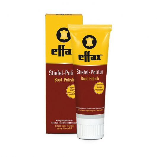 Brillant noir pour bottes équitation Effax 75ml - Equestra