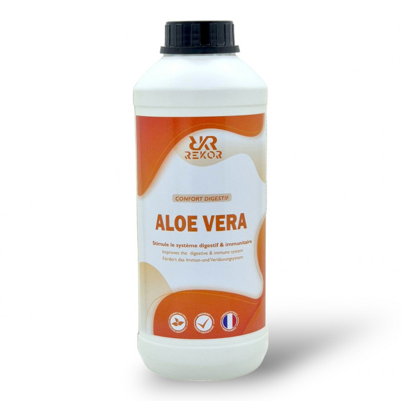 Aloe Vera Juice cheval 100% pur jus Rekor 1L - Equestra