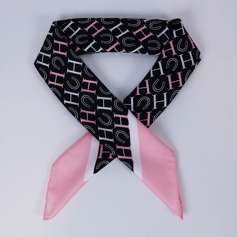 Foulard cavalière Sarja Octobre Rose - Harcour 