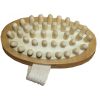 Brosse de massage cheval bois de hêtre - Borstiq