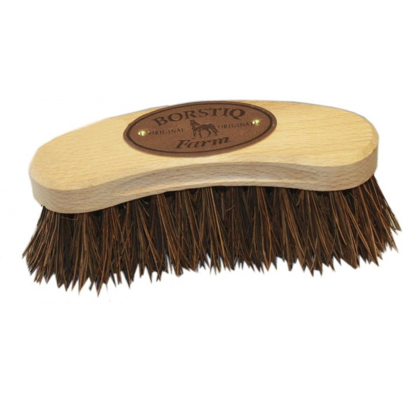 Brosse cheval banane bois de hêtre Petit Modèle - Borstiq