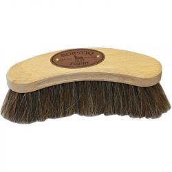 Brosse douce cheval banane Grand Modèle Horsehair - Borstiq 