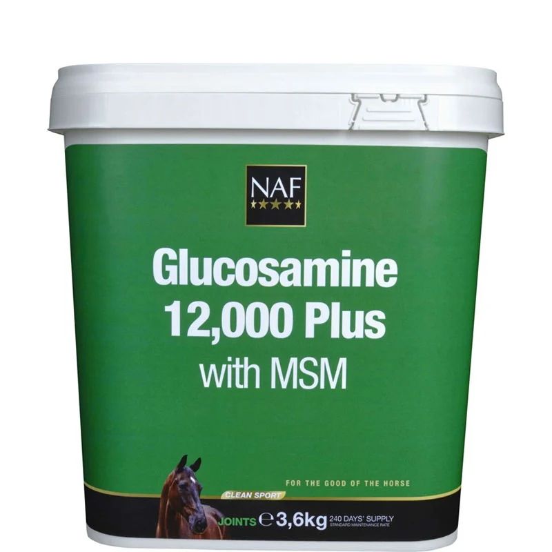 Glucosamine cheval 12 000 Plus avec Msm - Naf