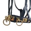 Caveçon cheval en cuir supérieur 